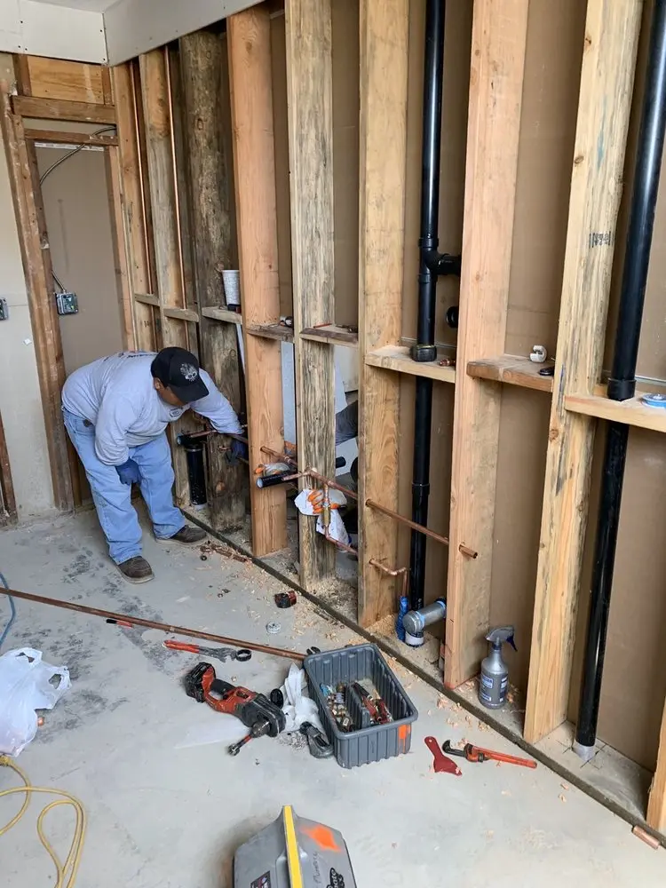Commercial rough-in plumbing for Commercial Plumbing in Fort Belvoir